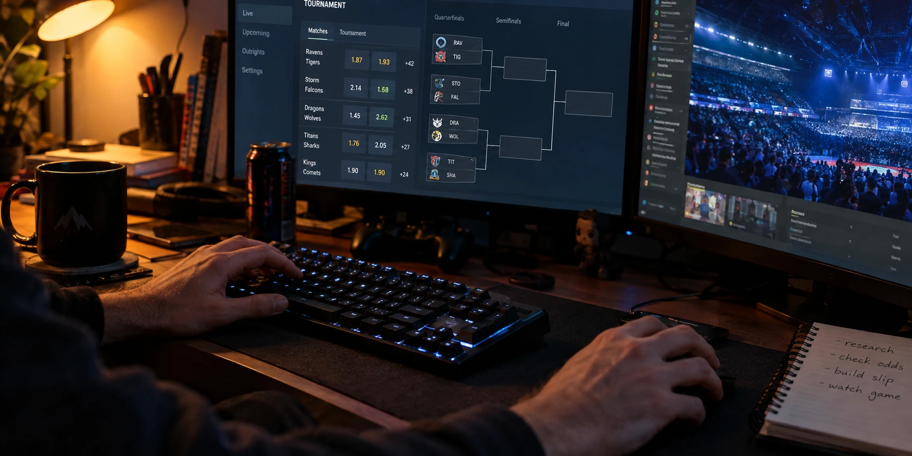 cotes paris esport