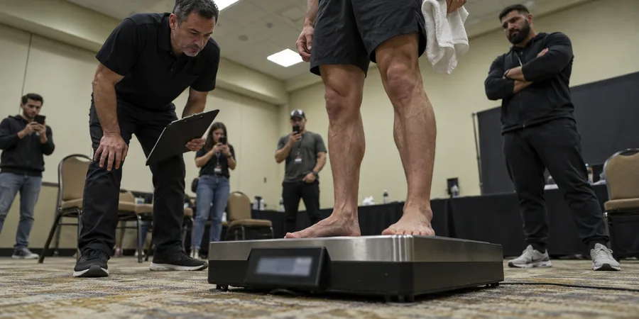 pesée combat UFC